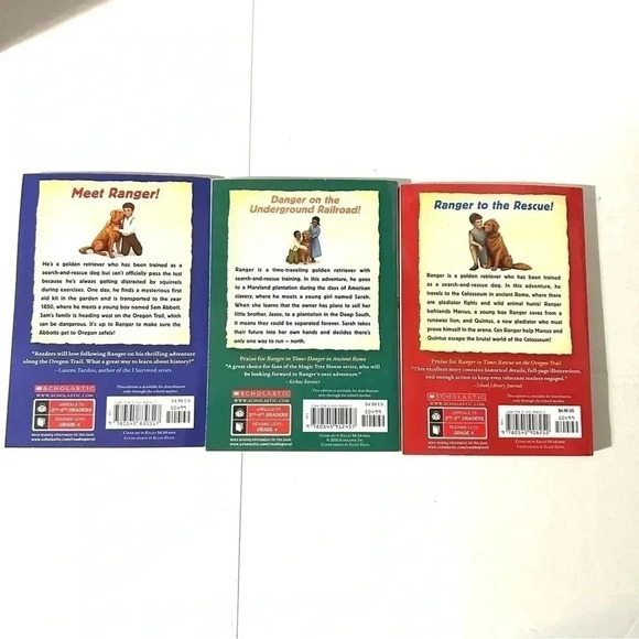 Ranger in Time Book Lot 3 Kate Messner Paperback Children Chapter Novel Signed? - Picture 6 of 6